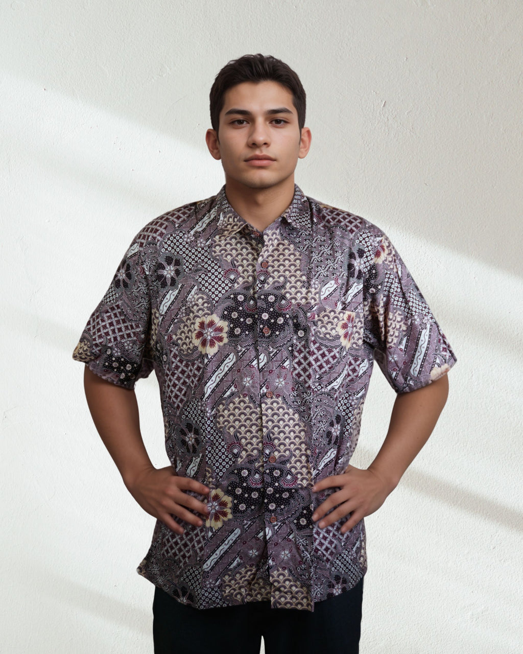 Baju Batik Cotton Dewi Nusantara Short Sleeve