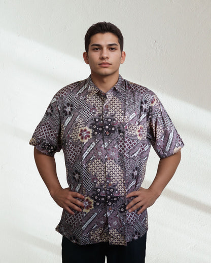 Baju Batik Cotton Dewi Nusantara Short Sleeve