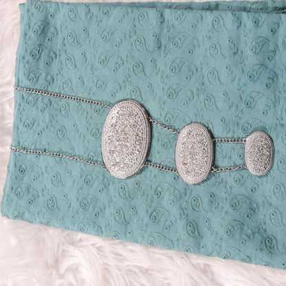 Mango Pure Cotton Embroidery Bidang 44"