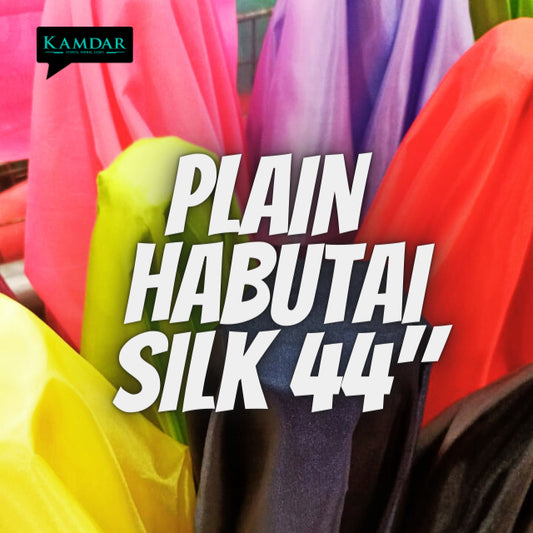 Plain Habutai Silk 44"