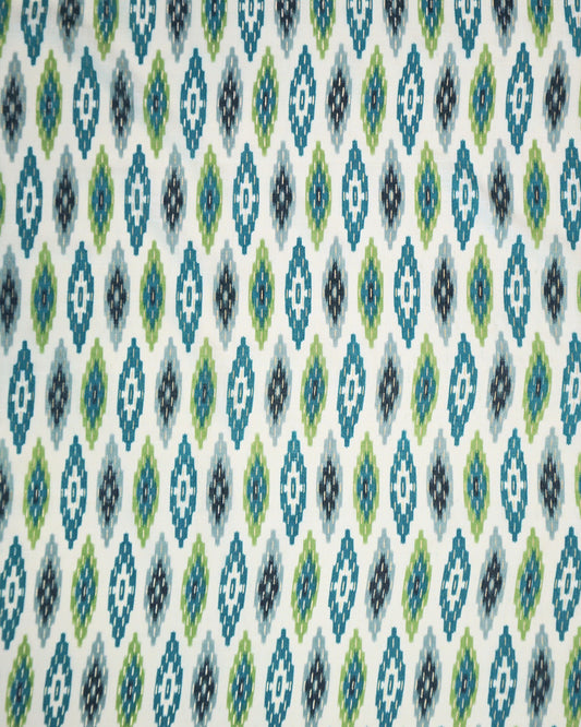 Etnik Smiley Rayon Capusel Slub Foil Prints 44"
