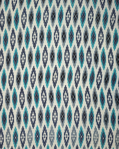 Etnik Smiley Rayon Capusel Slub Foil Prints 44"