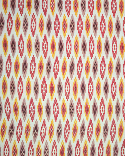 Etnik Smiley Rayon Capusel Slub Foil Prints 44"