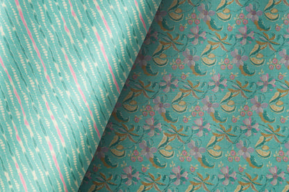 Suhani Capusel Slub Foil Prints Combo Sets 44"