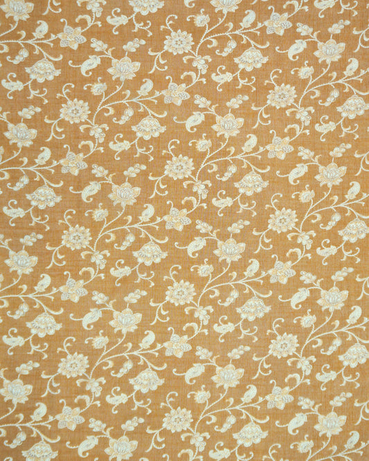 Floral Suhani Capusel Slub Foil Prints 44"