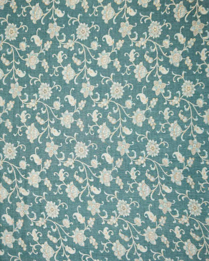 Floral Suhani Capusel Slub Foil Prints 44"