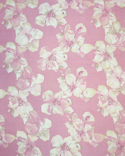 Floral Suhani Capusel Slub Foil Prints 44"