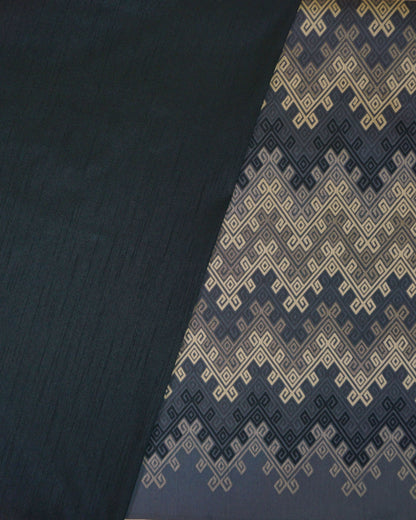 Combo Sets Ankara Ikkat Jacquard with Lucion Dupion