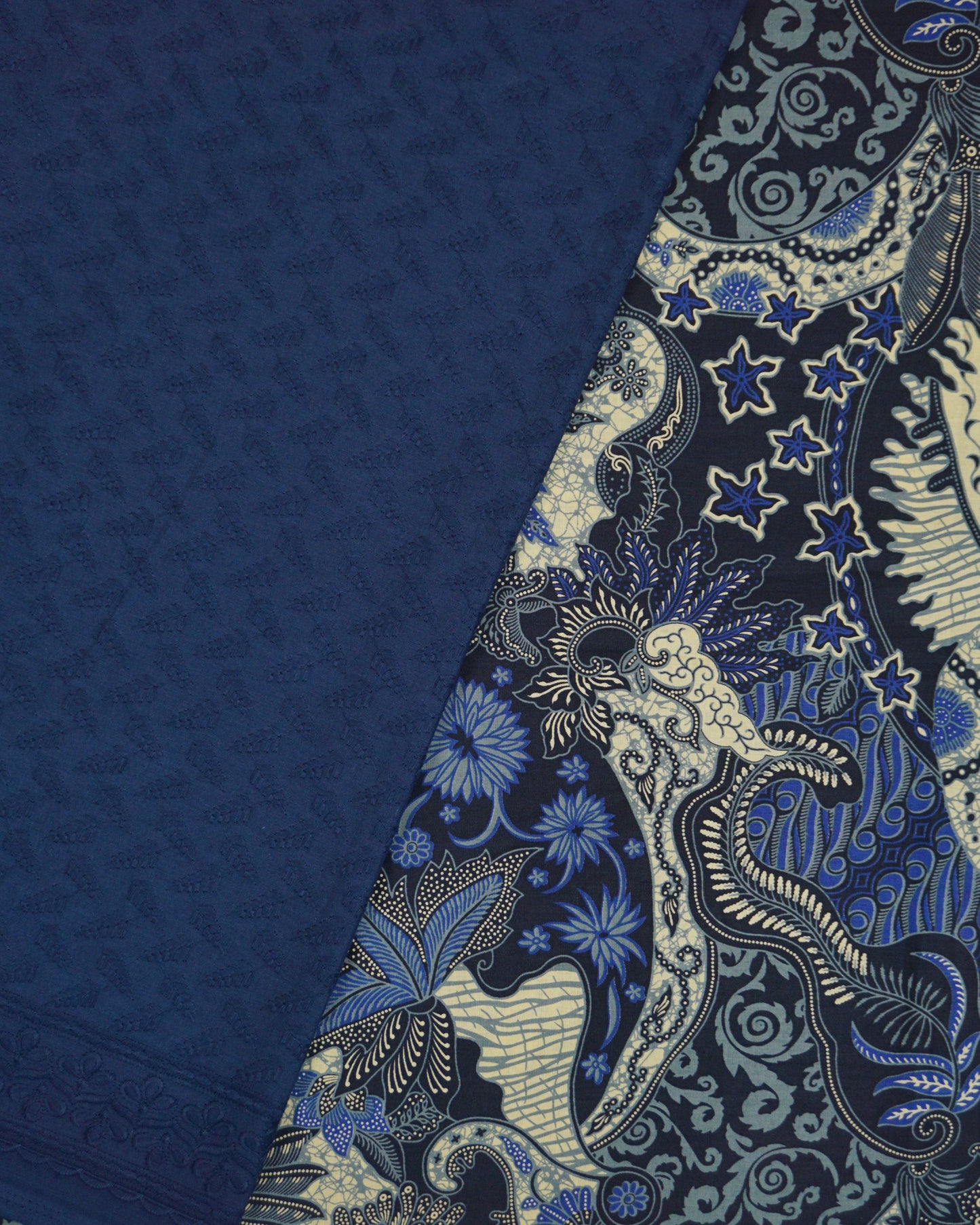 Embun Dewi Nusantara Batik With Cotton Satin Embroidery  44"