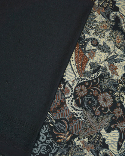 Embun Dewi Nusantara Batik With Cotton Satin Embroidery  44"