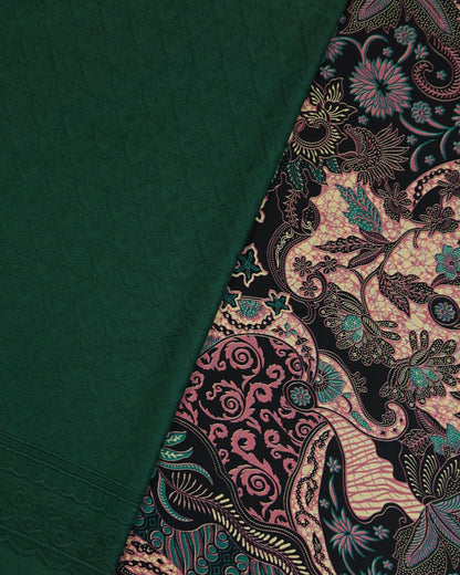 Embun Dewi Nusantara Batik With Cotton Satin Embroidery  44"
