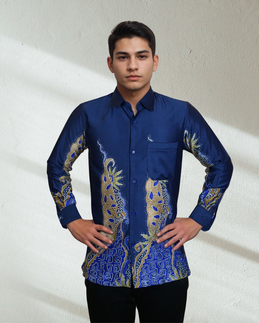 Baju Batik Rosita Long Sleeve Design 2 - Regular Fit