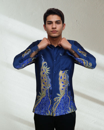 Baju Batik Rosita Long Sleeve Design 2 - Regular Fit
