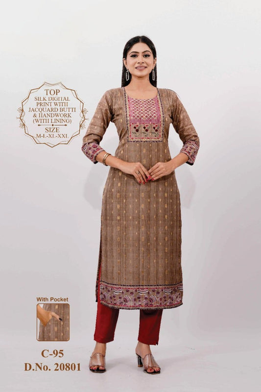 Kurti Digital Prints with Lining