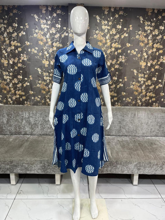 Dress Dabhu Print