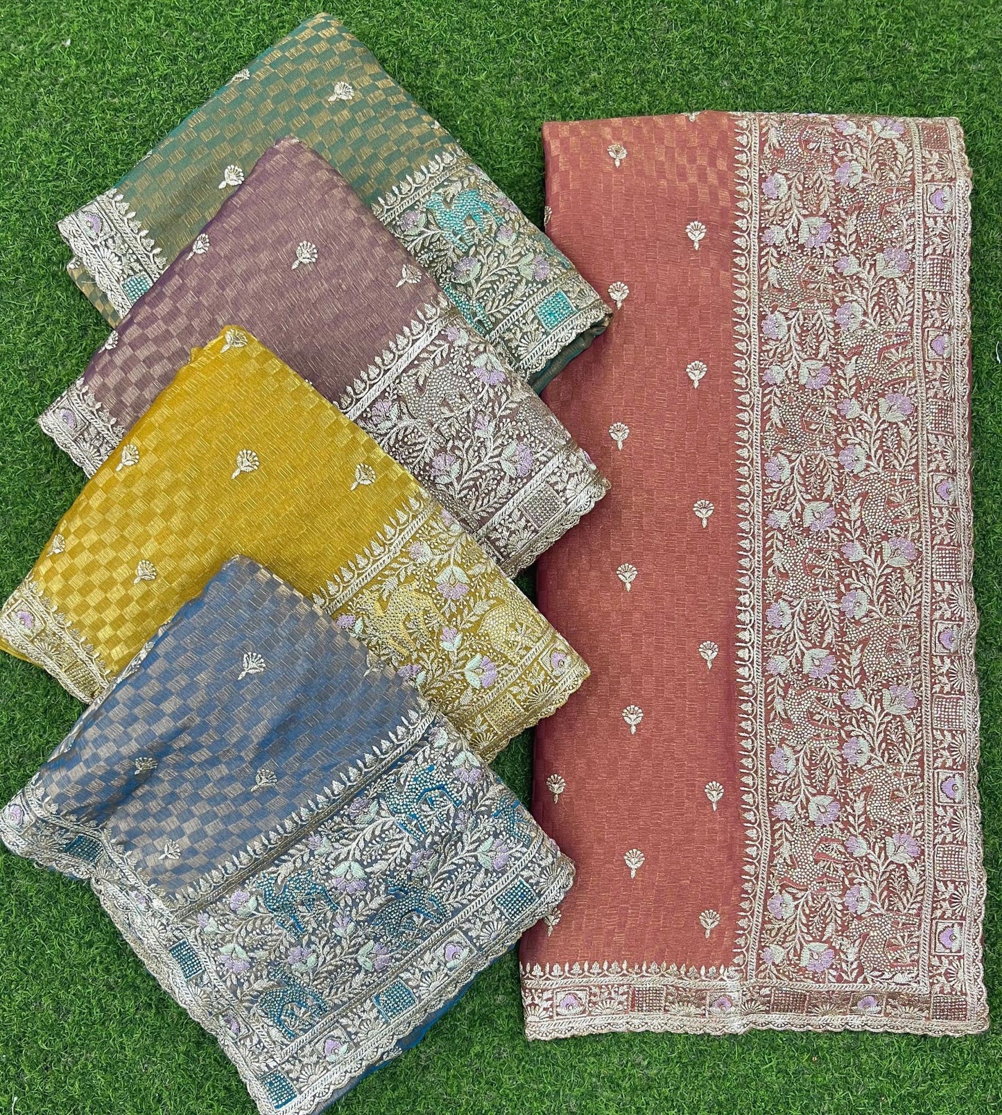 Candy Cheks Dusty Saree