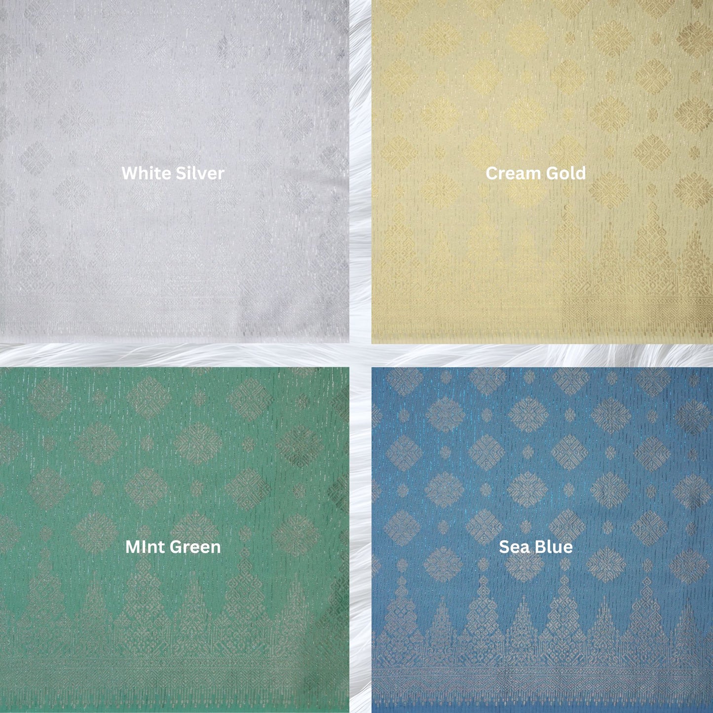 Kamdar Kencana Metallic Songket 44"