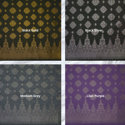 Kamdar Kencana Metallic Songket 44"