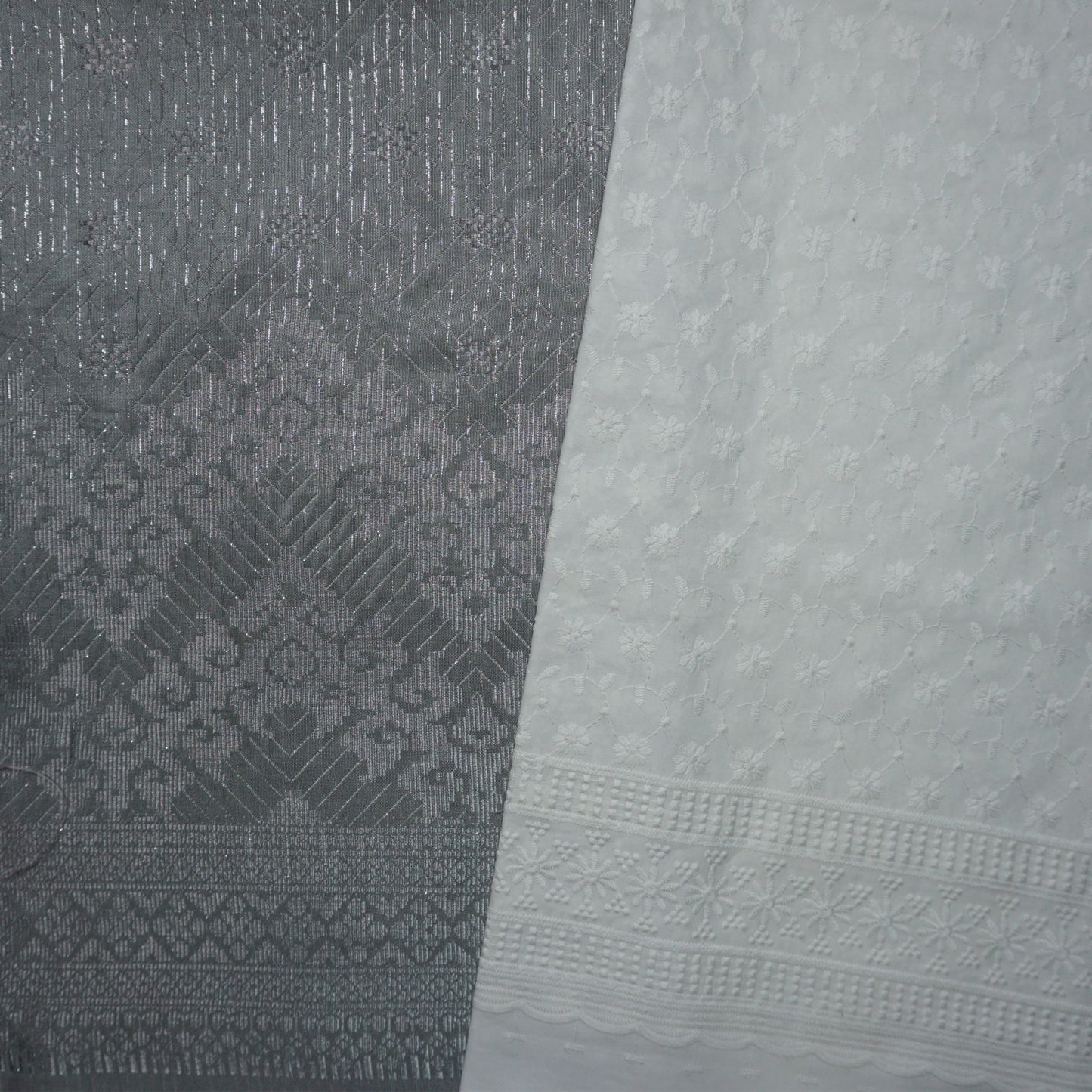 Kain Pasang Combo Songket dan Cotton