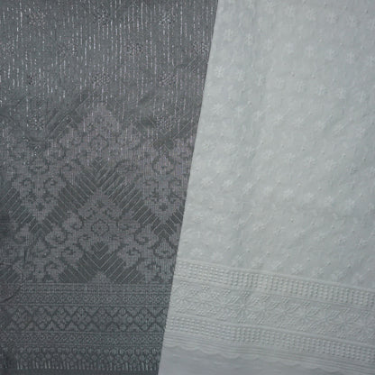 Kain Pasang Combo Songket dan Cotton