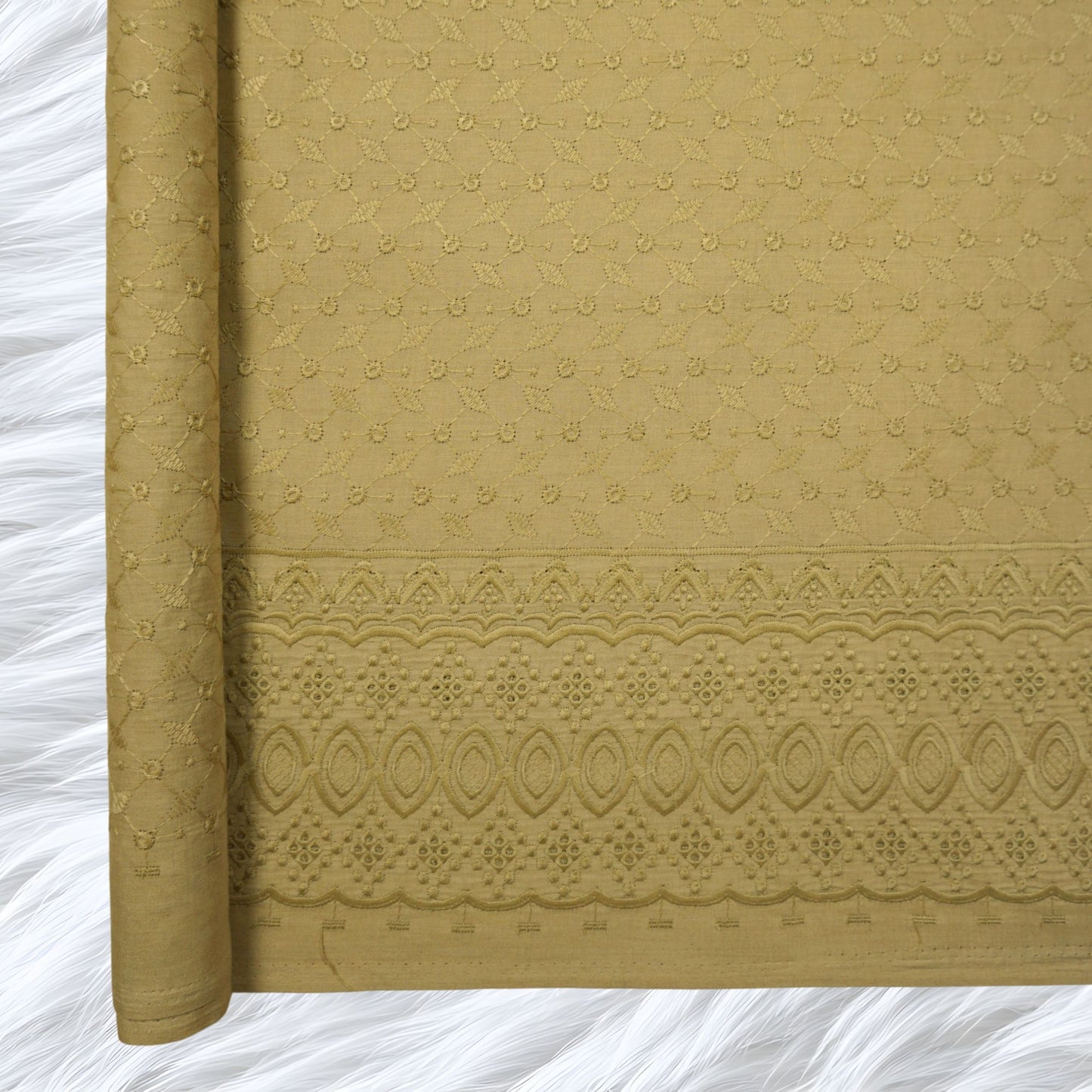 Zareen Cotton Chikan Pc Embroidery 44"