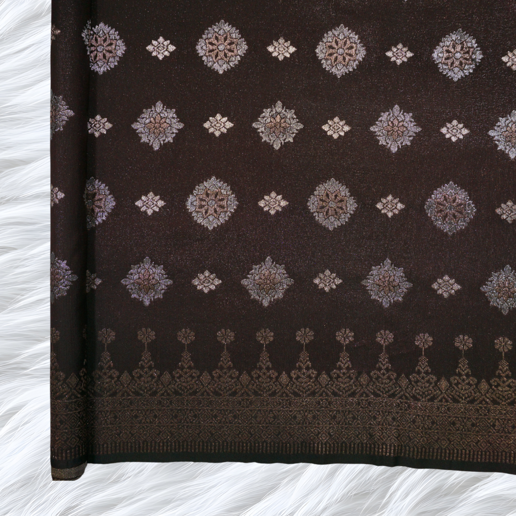 Bunga Songket Metallic 44"