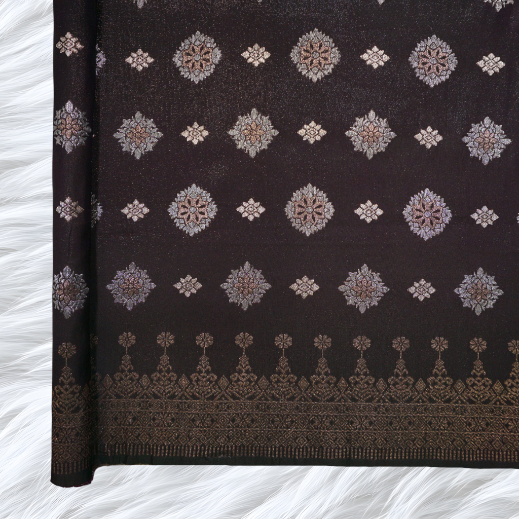 Bunga Songket Metallic 44"