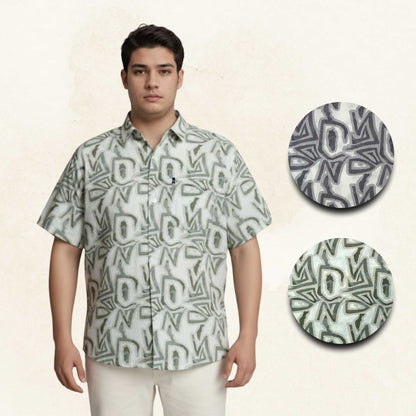 Artemis Shirt Geometry Pattern Regular and Plus Size