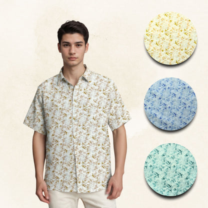 Artemis Floral Cotton Shirts Regular to Plus Size