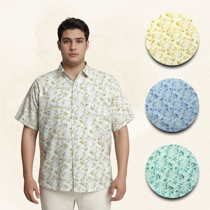 Artemis Floral Cotton Shirts Regular to Plus Size