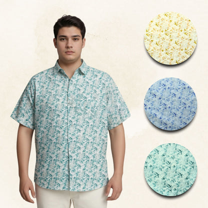 Artemis Floral Cotton Shirts Regular to Plus Size