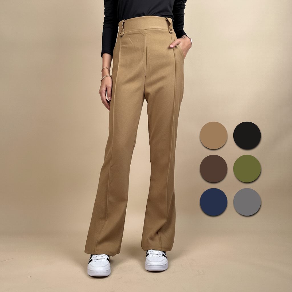 Ladies Pants Flare Cutting