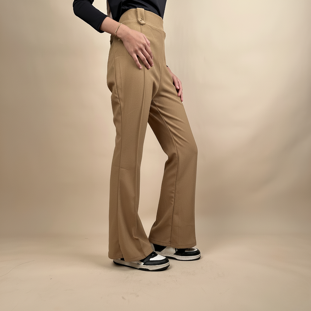 Ladies Pants Flare Cutting