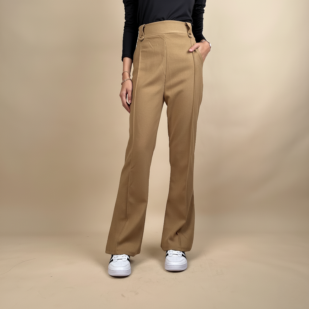 Ladies Pants Flare Cutting