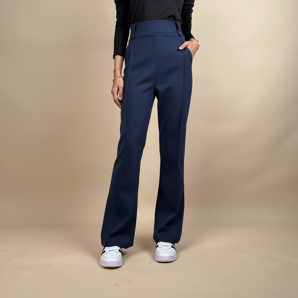 Ladies Pants Flare Cutting