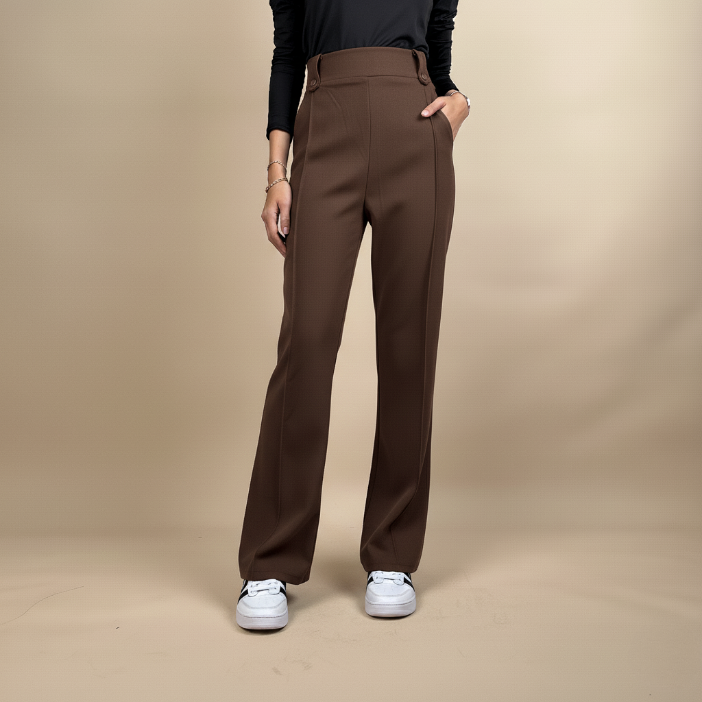 Ladies Pants Flare Cutting