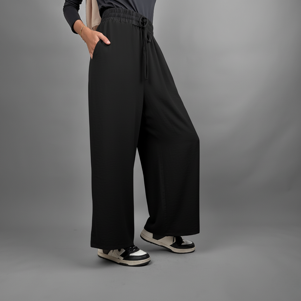 Ladies Pants Wide Leg Comfy Casual