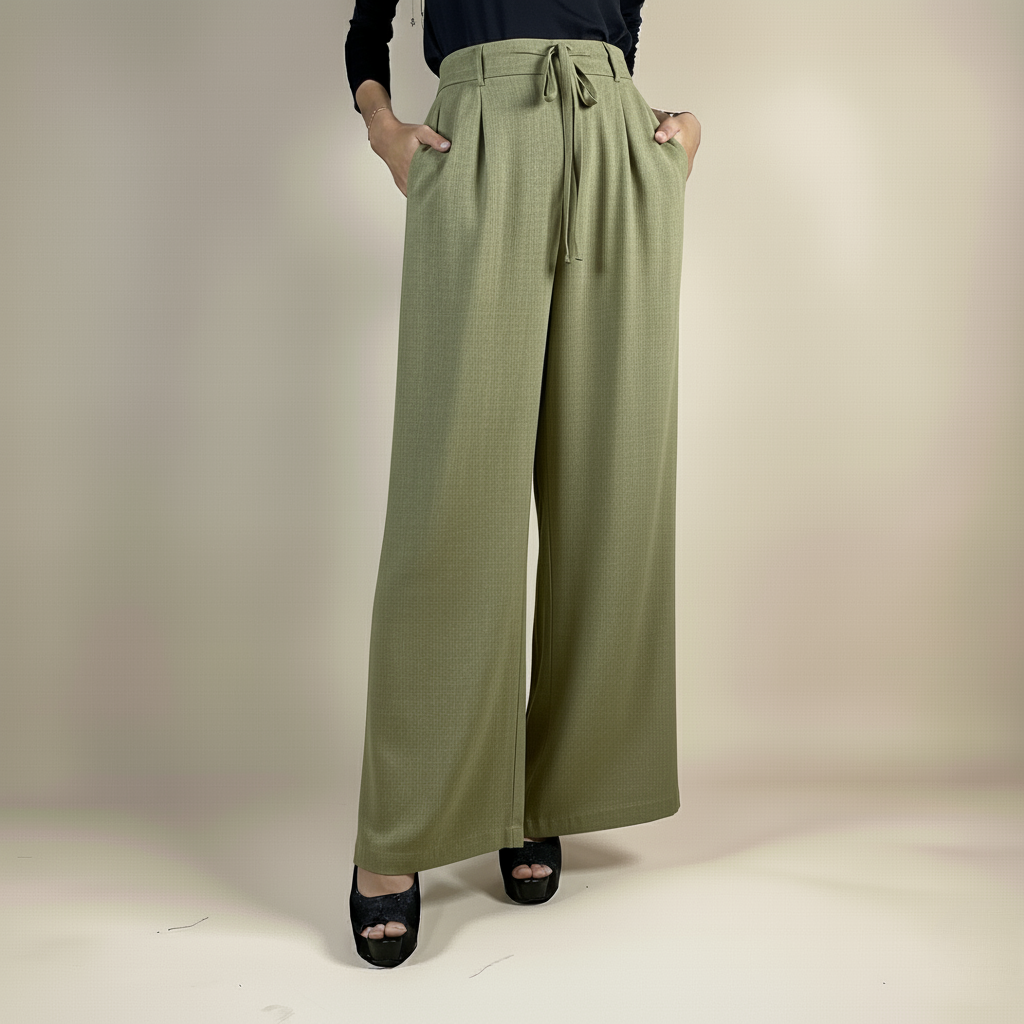 Ladies Pants Wide Leg Office Wear Formal
