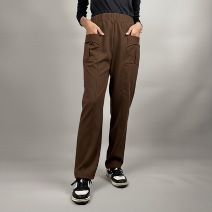 Ladies Pants Double Pocket Sweatpants
