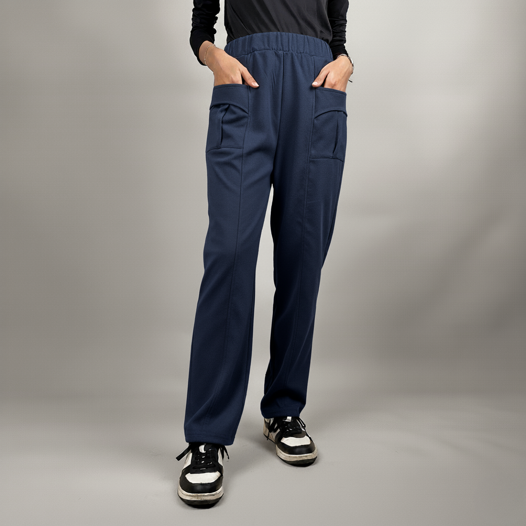 Ladies Pants Double Pocket Sweatpants