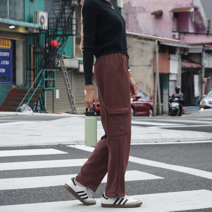 Ladies Comfy Pants Trendy Side Pocket