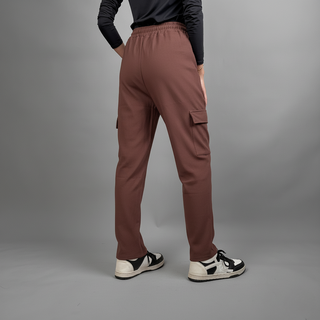 Ladies Comfy Pants Trendy Side Pocket