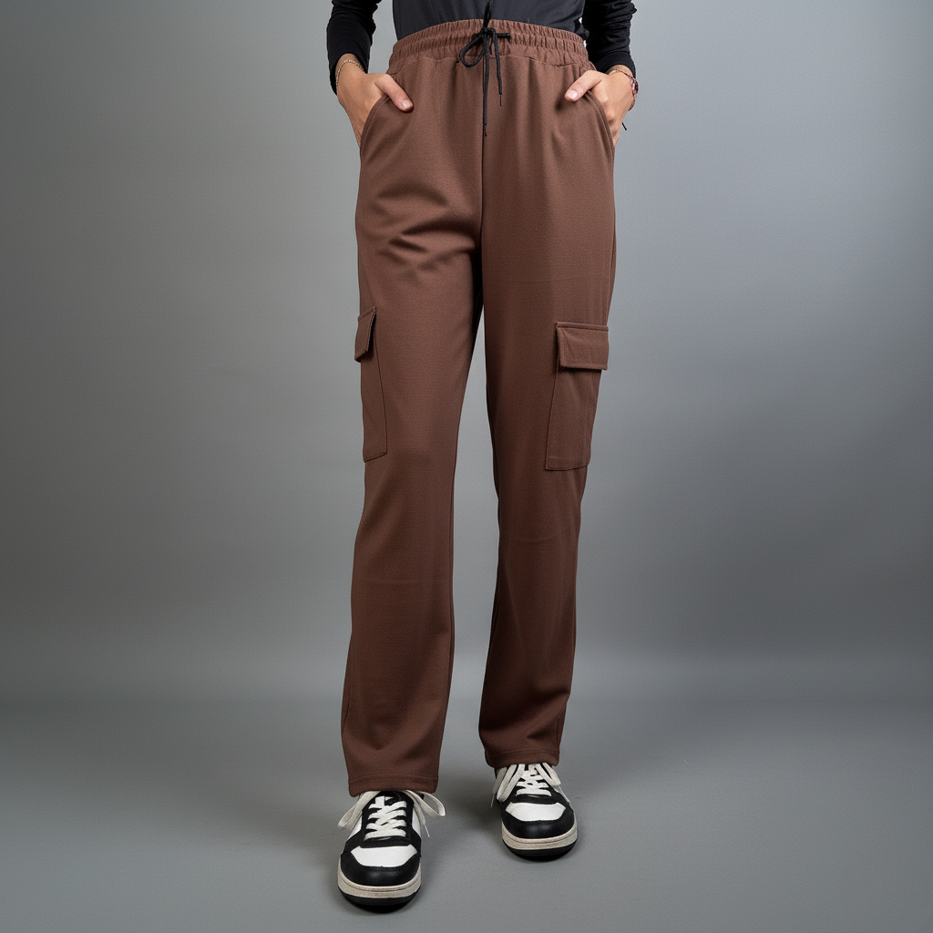 Ladies Comfy Pants Trendy Side Pocket