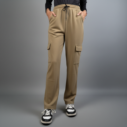 Ladies Comfy Pants Trendy Side Pocket