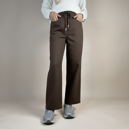Ladies Pants with Elastic Waistband