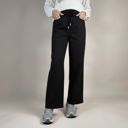 Ladies Pants with Elastic Waistband