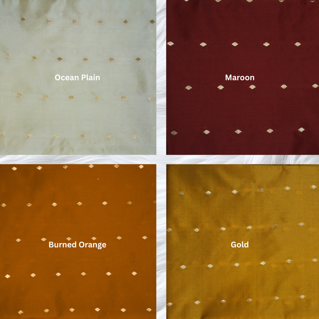 Mutiara Plain Tafetta Butti Gold 56"