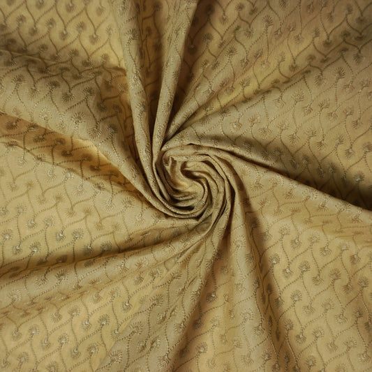 KAMDAR Cotton Sakura Chikan PC Embroidery Bidang 44" Open Meter (Kain Ela) - Texture & Timbul