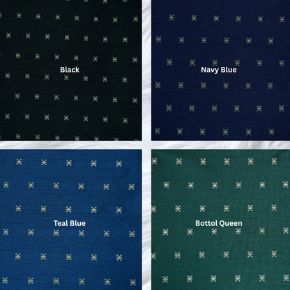 KAMDAR Tafetta Dalia Dupion Zaari Butti Bidang 56" Open Meter (Kain Ela) - Luxurious & Elegant