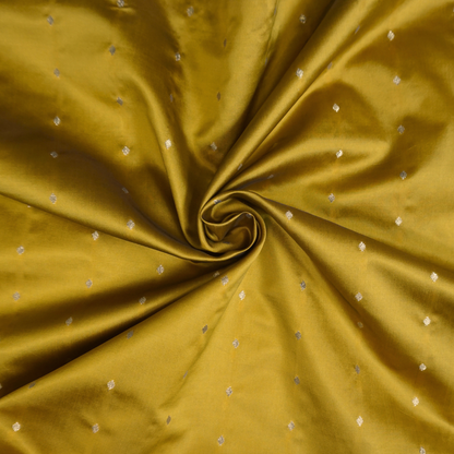 KAMDAR Tafetta Mutiara Plain Butti Gold Bidang 56" Open Meter (Kain Ela) - Luxurious & Elegant